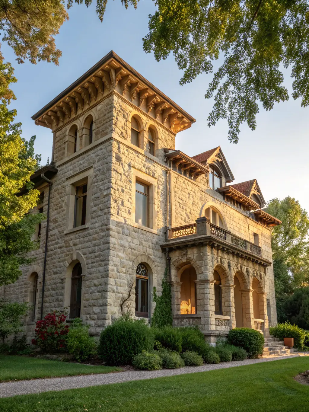 An image of a restored historical building, highlighting MEIGN HENT HA DOUR's work in cultural heritage preservation.